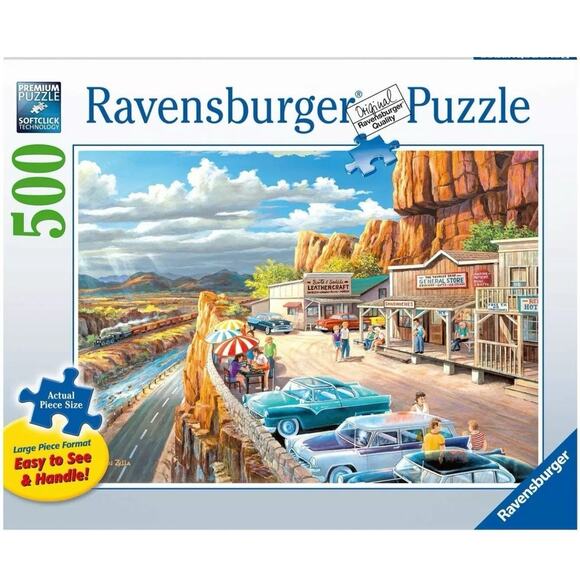 Ravensburger Scenic Overlook 500 Large Piece Format Puzzle Complete Adults Kids - Picture 2 of 8